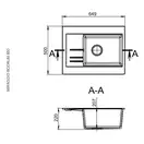 MIRAGGIO Кухонная мойка BODRUM 650 терра (0000011)