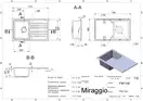 MIRAGGIO Кухонная мойка VERSAL черная (0000058)