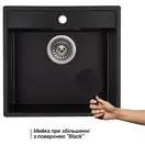 Кухонная мойка Qtap CS 5250 Black (QT5250BLA404)