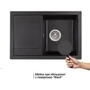 Кухонная мойка Qtap CS 7449 Black (QT7449BLA404)
