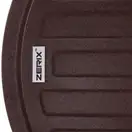Мийка кухонна Zerix ZS-7750R-12 Коричнева (ZX4560)