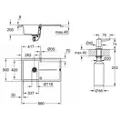 Набор Grohe мойка кухонная K400 31640AP0 + дозатор для моющего средства Contemporary 40536000 (31640AP040536000)