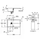 Набор Grohe мойка кухонная K400 31640AT0 + дозатор для моющего средства Contemporary 40536000 (31640AT040536000)