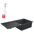 Набор Grohe мойка кухонная K500 31645AP0 + дозатор для моющего средства Contemporary 40536000 (31645AP040536000)