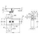 Набор Grohe мойка кухонная K500 31646AT0 + дозатор для моющего средства Contemporary 40536000 (31646AT040536000)