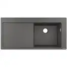 Кухонна мийка Hansgrohe S514-F450 1050х510 поличка зліва, Stonegrey (43314290)