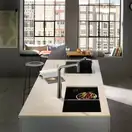 Кухонна мийка Hansgrohe S510-U770 під стільницю 820х450 дві чаші 370/370, Stonegrey (43434290)
