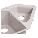 Кухонная мойка с дополнительной чашей Lidz 1000x500/225 COL-06 (LIDZCOL061000500225)