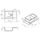 Кухонная мойка Lidz 781x510/200 COL-06 (LIDZCOL06781510200)