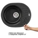 Lidz GRF-13 Кухонная мойка, графит (LIDZGRF13620500200)