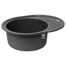 Lidz GRF-13 Кухонная мойка, графит (LIDZGRF13620500200)