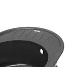 Lidz GRF-13 Кухонная мойка, графит (LIDZGRF13620500200)
