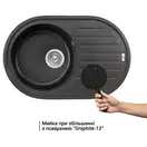 Кухонная мойка Lidz 780x500/200 GRF-13 (LIDZGRF13780500200)