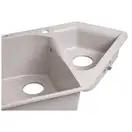 Кухонная мойка Lidz с дополнительной чашей 1000x500/225 MAR-07 (LIDZMAR071000500225)