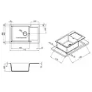 Кухонная мойка Lidz 781x510/200 MAR-07 (LIDZMAR07781510200)