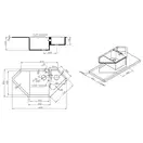 Кухонная мойка с дополнительной чашей Lidz 1000x500/225 STO-10 (LIDZSTO101000500225)
