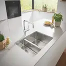 Мийка для кухні Grohe K700 59.5х45 см, нержавіюча сталь матова (31576SD1)