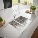 Мийка для кухні Grohe K700 59.5х45 см, нержавіюча сталь матова (31576SD1)