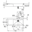 Мийка для кухні із нержавіючої сталі Grohe K1000 (31582SD1)