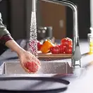 Кухонна мийка Hansgrohe S71 S719-U400 під стільницю 450х450, stainless steel (43425800)