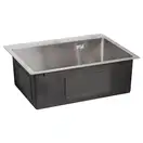 Набор 2 в 1 Lidz кухонная мойка H6050 3.0/1.0 мм Brush + дозатор для моющего средства (LIDZH6050BRU3010)