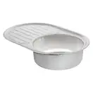 Кухонная мойка Qtap 7750 0,8 мм Satin (QT7750SAT08) (QT7750SAT08) фото 4 Aquada.com.ua