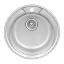 Кухонная мойка Qtap D490 0,8 мм Satin (QTD490SAT08)