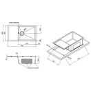 Кухонная мойка Qtap D7844BR 3.0/1.2 мм Bronze (QTD7844BRPVD12)