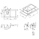 Набор 3 в 1 Qtap кухонная мойка DK7850L 3.0/1.2 мм Satin + сушилка + дозатор для моющего средства (QTDK7850LSET3012) фото 2 Aquada.com.ua