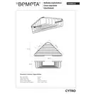 102308122 Cytro Мильниця кутова  Bemeta (102308122)