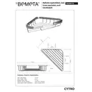 106308172 CYTRO : Мильниця кутова Bemeta Чехія (106308172)