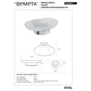 OVAL мильниця 118408021 Bemeta Чехія