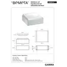 145508312 Gamma Мильниця біла Bemeta Чехія (145508312)
