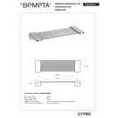 Поличка - мильниця 146102275 Cytro : хром мат Bemeta Чехія