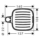 Мильниця Hansgrohe Casetta`E, хром (26519000)