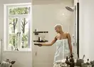 Набор аксессуаров 3-в-1 Hansgrohe WallStoris, чёрный матовый (27966670) фото 5 Aquada.com.ua