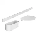 Комплект аксесуарів Hansgrohe WallStoris 2в1, Matt White (27966700)