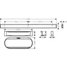 Комплект аксесуарів Hansgrohe WallStoris 4в1, Matt White (27967700)