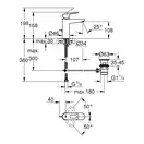 Набор смесителей для ванны 3-в-1 Grohe Bau Loop/New Tempesta (цвет - хром) (123214M) фото 9 Aquada.com.ua