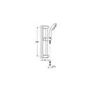 Набор смесителей для душа 3-в-1 Grohe Bau Loop S (цвет - хром) (123220) фото 4 Aquada.com.ua