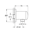Набор для ванной 15-в-1 Grohe Mega Bundle BauFlow (39418MB0) фото 15 Aquada.com.ua