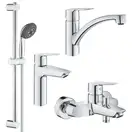 Grohe Start Набор смесителей 4в1, хром (UA202301KE)