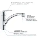 Grohe Start Набор смесителей 4в1, хром (UA202301KE)