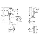 Набір змішувачів 2 в 1 для душової кімнати S-Size Grohe StartEdge UA202503TS