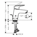 Набор смесителей для ванны 3-в-1 Hansgrohe Logis/Crometta Vario EcoSmart (цвет - хром) (71400114) фото 8 Aquada.com.ua