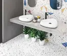 Плитка керамогранітна Stracciatella White Natural 250x290 Aparici (50671)