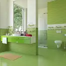 Cersanit Плитка стінова Flora Green 30x45 код 7652 Церсаніт (TWZZ1040141183)