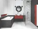 Cersanit Odri Black Плитка стінова, чорна (TWZZ1100765994)