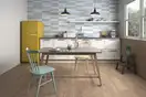 Настенная плитка Geotiles Encode Rlv. Blue 25 х 70 см 483169
