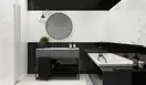 Плитка стінова Synergy Nero A STR 30x60 код 0496 Ceramika Paradyz (SS--300X600-1-SYNE.NEA)